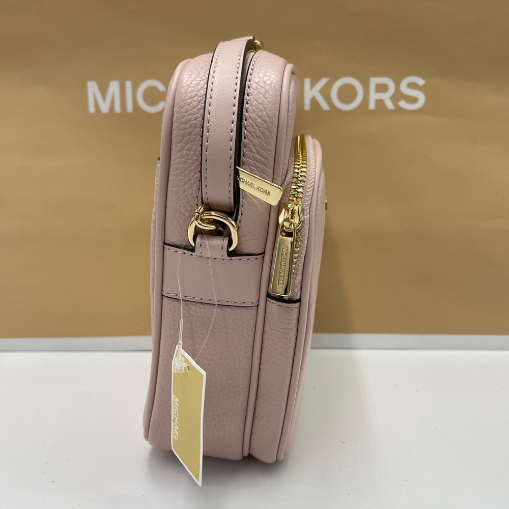 MICHAEL KORS JST Md Pebbled Leather NS Flight Chain Crossbody XBODY 
Powder
NWT - Picture 4 of 16